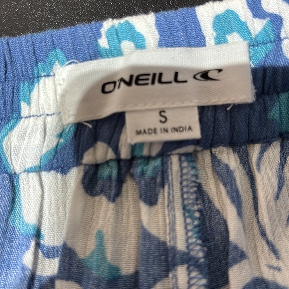 O’Neill Elsie woven pull on crinkle pant,elastic waist,2 pocket,floral,stretch - Picture 12 of 13